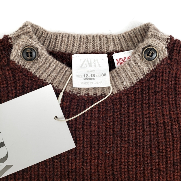 New Zara Baby Knit Sweater - Picture 2 of 8